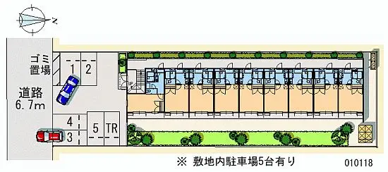 ★手数料０円★川崎市中原区下小田中１丁目　月極駐車場（LP）